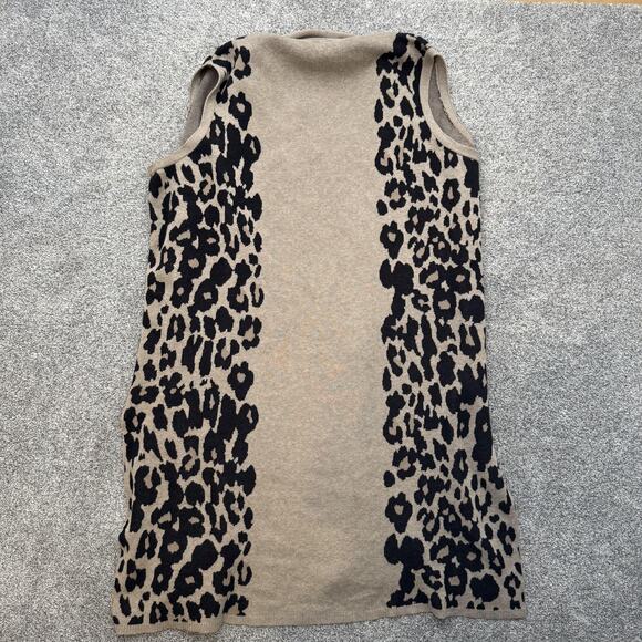 Lane Bryant Cardigan Sweater Duster 26/28 Leopard Boho Chic Lagenlook Layering - Picture 8 of 9